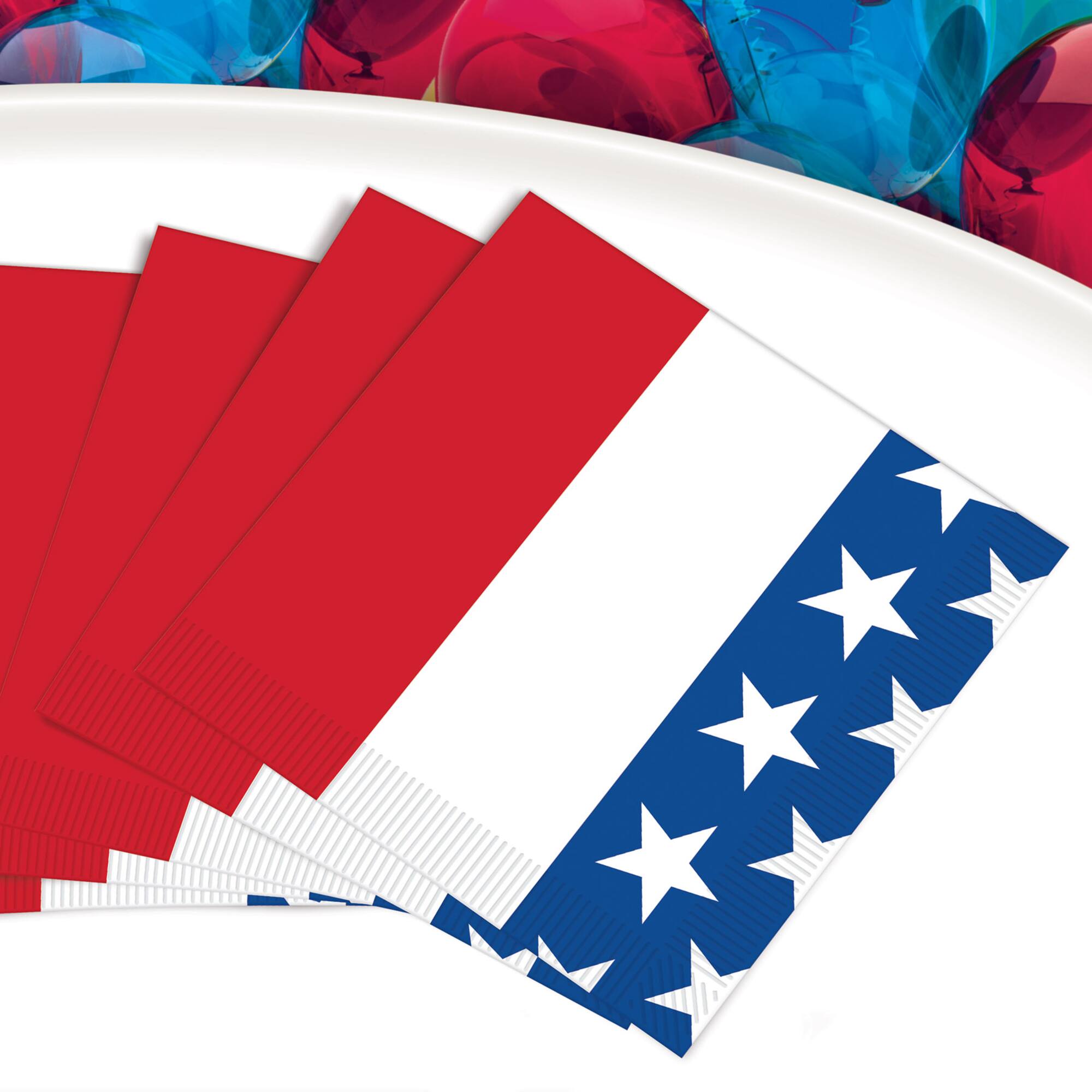Beistle Patriotic Beverage Napkins, 32ct.